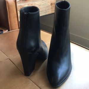 Black leather Stuart Weitzman Ankle boots